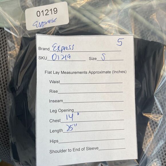 Express Womens Black Top Size S‎ Solid Thin Straps Club Sleeveless NWT - Picture 6 of 6